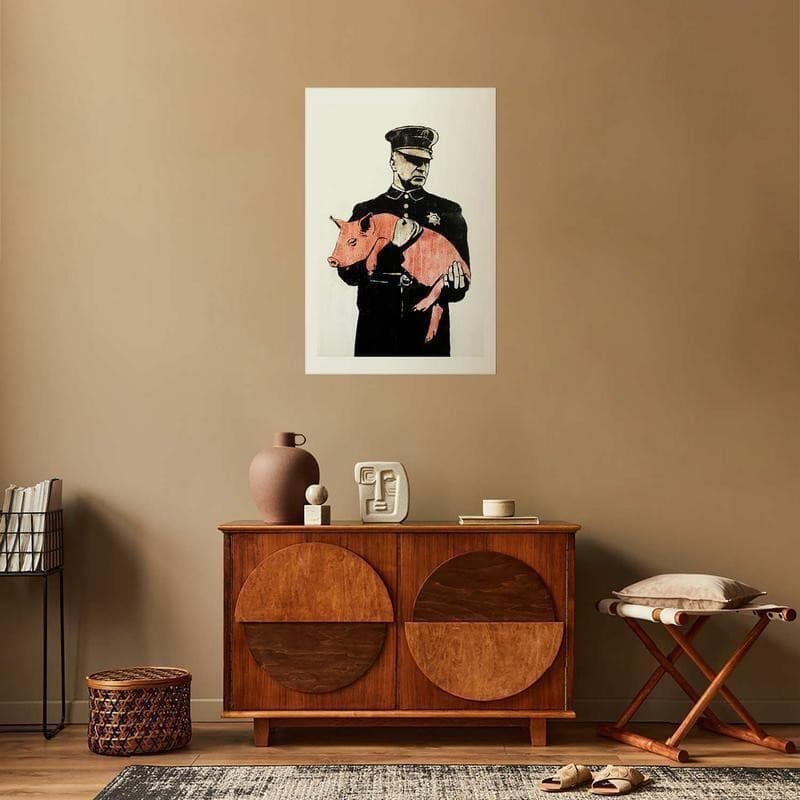 Poster - Police Pig in Poster e stampe Collezione Casa - Trebisacce, commercioVirtuoso.it