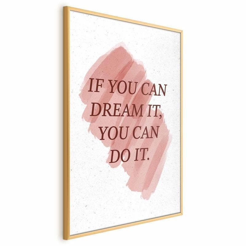 Poster - You Can Do It in Poster e stampe Collezione Casa - Trebisacce, commercioVirtuoso.it