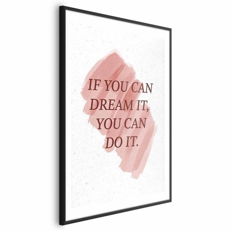 Poster - You Can Do It in Poster e stampe Collezione Casa - Trebisacce, commercioVirtuoso.it