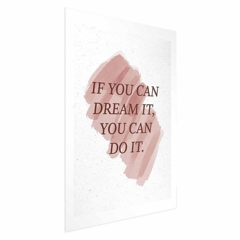 Poster - You Can Do It in Poster e stampe Collezione Casa - Trebisacce, commercioVirtuoso.it