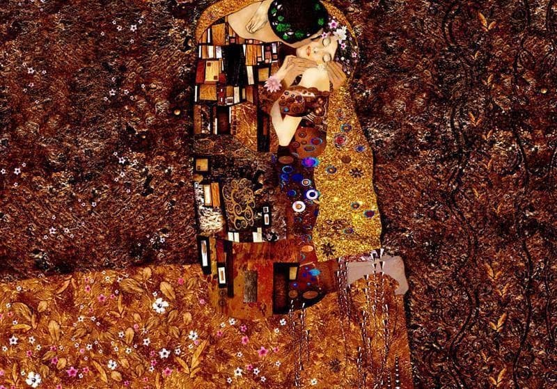 Fotomurale Klimt inspiration Image of Love in Carta da parati Collezione Casa - Trebisacce, commercioVirtuoso.it