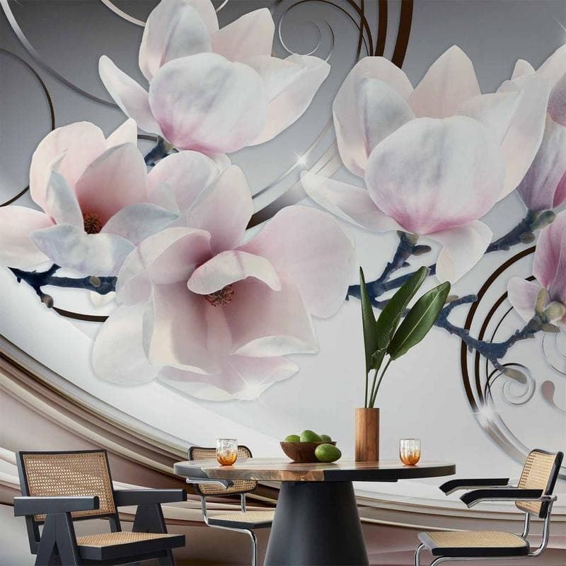 Fotomurale Bella Magnolia in Carta da parati Collezione Casa - Trebisacce, commercioVirtuoso.it