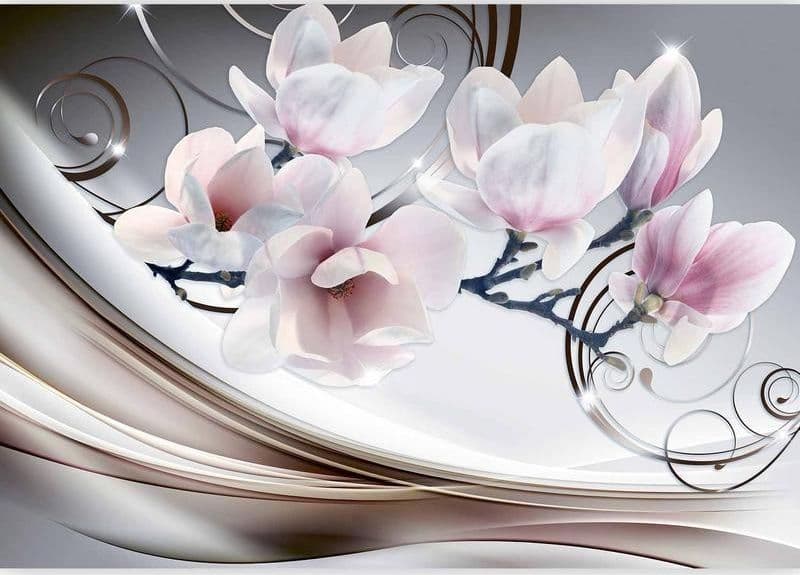 Fotomurale Bella Magnolia in Carta da parati Collezione Casa - Trebisacce, commercioVirtuoso.it