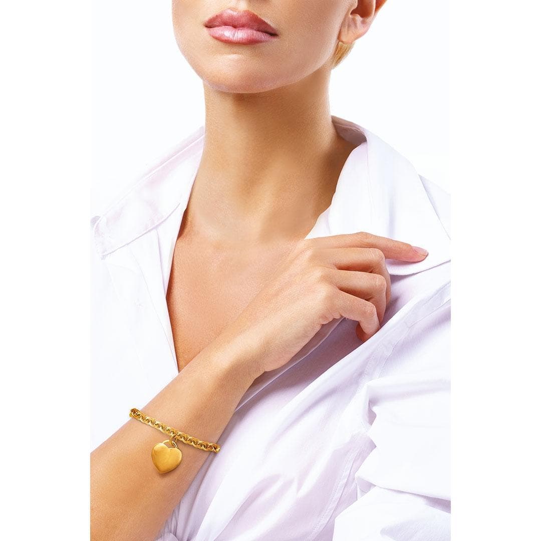 OPS OBJECTS - VICTORIA bracciale con cuore pieno in Bracciali Alba Gioielli - Casoria, commercioVirtuoso.it