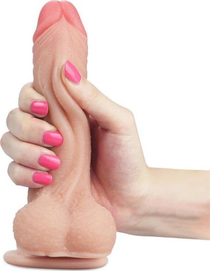 Dildo Realistico Scorrevole Doppio Strato 17,5 cm in Dildo doppi Sexy Tentazioni - Siracusa, commercioVirtuoso.it