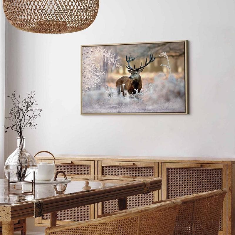 Quadro Deer in the Cold in Poster e stampe Collezione Casa - Trebisacce, commercioVirtuoso.it
