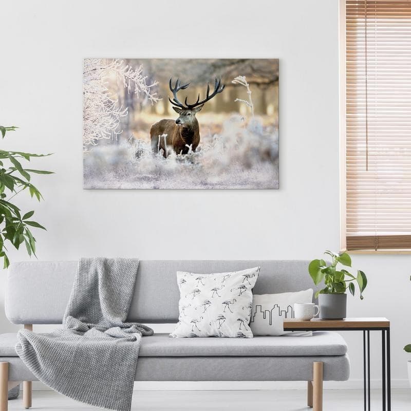 Quadro Deer in the Cold in Poster e stampe Collezione Casa - Trebisacce, commercioVirtuoso.it