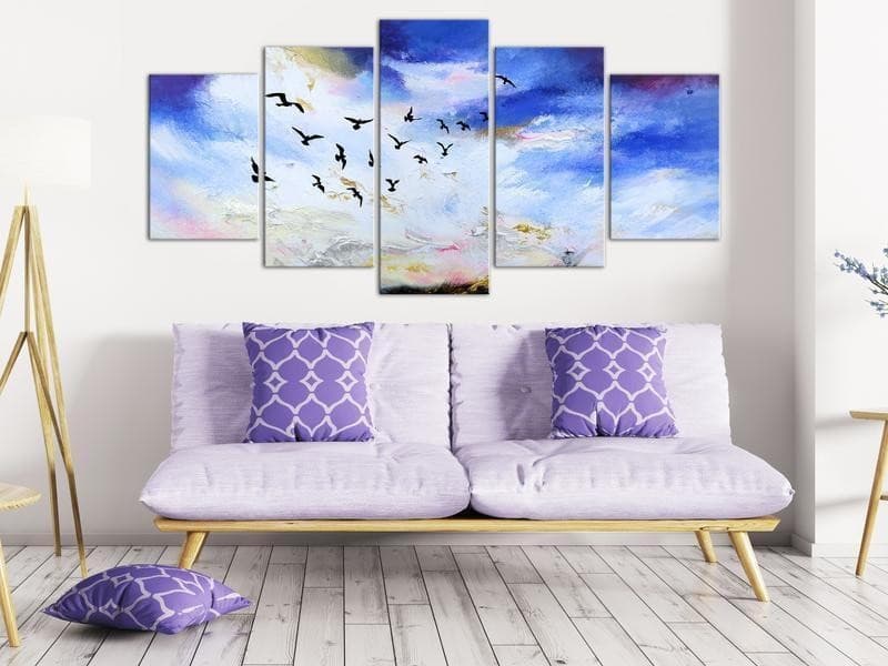 Quadro Autumn Is Coming (5 Parts) Wide in Poster e stampe Collezione Casa - Trebisacce, commercioVirtuoso.it