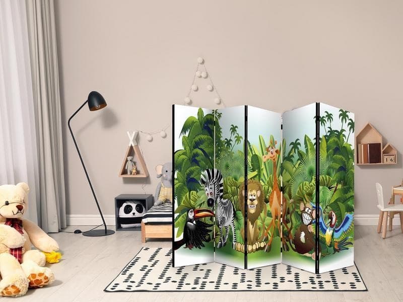 Paravento Jungle Animals II [Room Dividers] in Paraventi Collezione Casa - Trebisacce, commercioVirtuoso.it