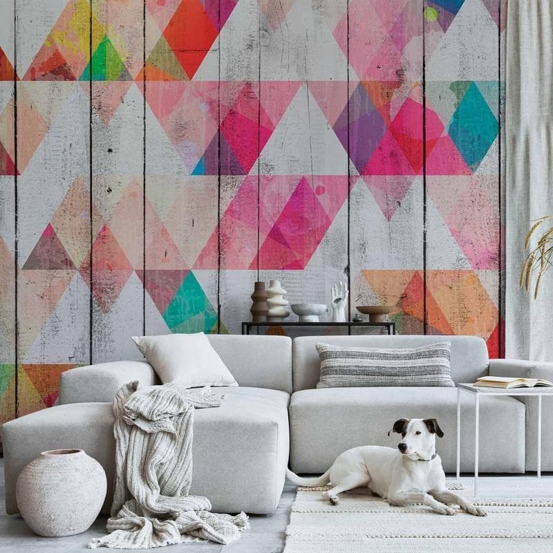 Fotomurale Rainbow Triangles