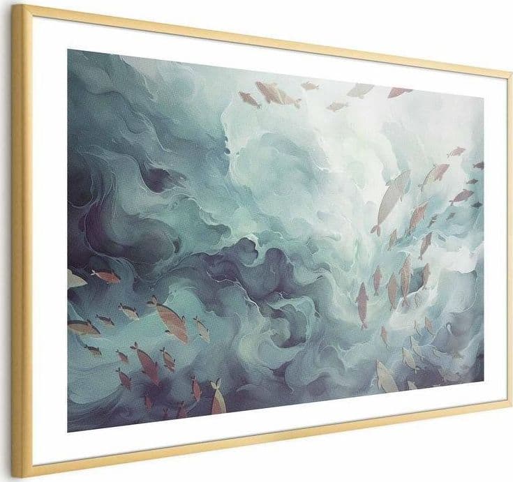 Poster - Fish in the Ocean in Poster e stampe Collezione Casa - Trebisacce, commercioVirtuoso.it