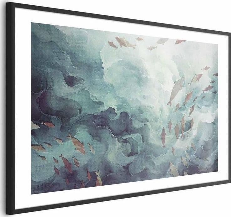 Poster - Fish in the Ocean in Poster e stampe Collezione Casa - Trebisacce, commercioVirtuoso.it
