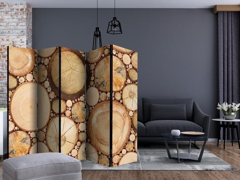 Paravento Wood grains II [divisori da interno] in Paraventi Collezione Casa - Trebisacce, commercioVirtuoso.it