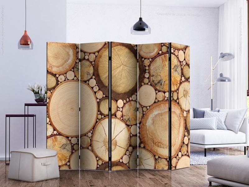 Paravento Wood grains II [divisori da interno] in Paraventi Collezione Casa - Trebisacce, commercioVirtuoso.it