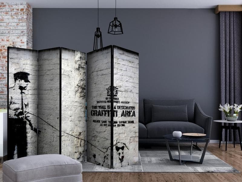 Paravento Banksy Graffiti Area II [Room Dividers] in Paraventi Collezione Casa - Trebisacce, commercioVirtuoso.it