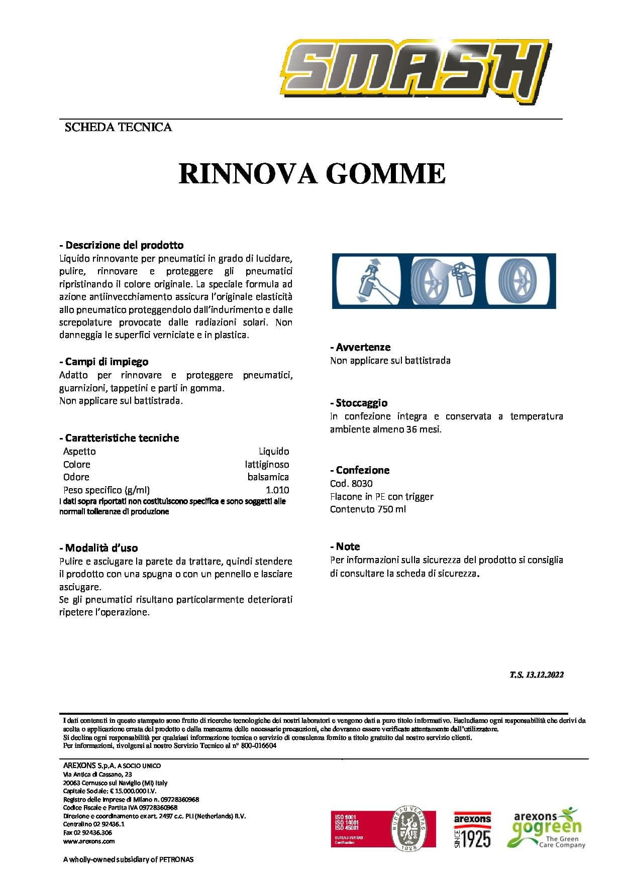 Smash 750ml rinnova gomme spray in Cura parti in plastica Aloiserw.com - Altomonte, commercioVirtuoso.it