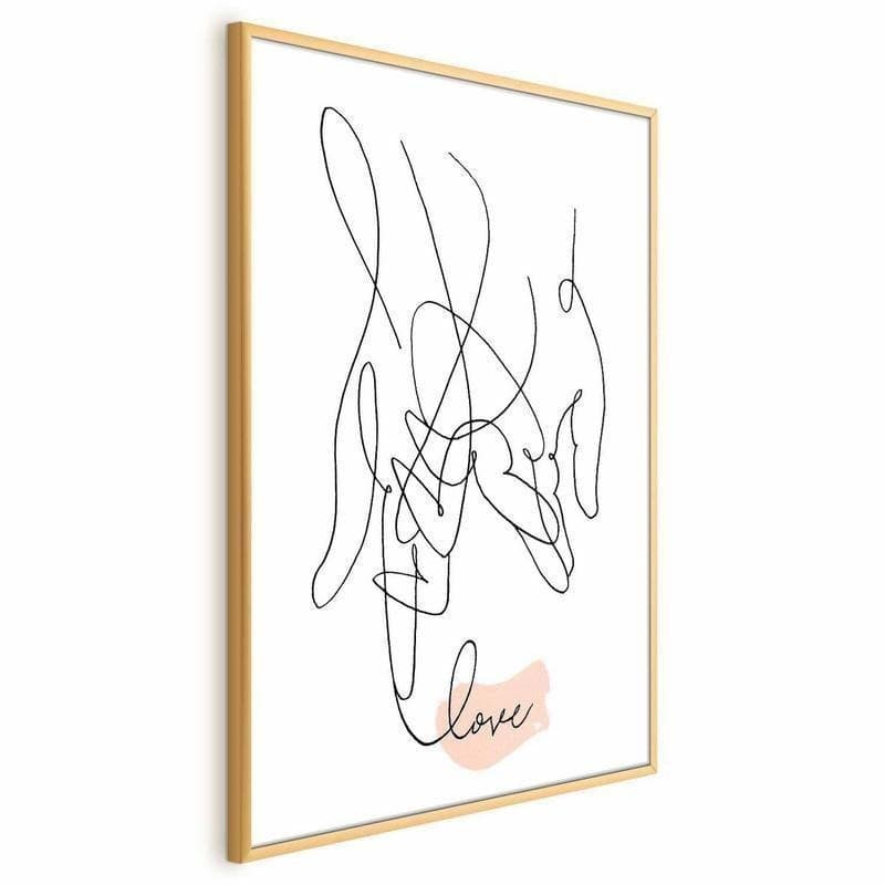 Poster - Tangled Feelings in Poster e stampe Collezione Casa - Trebisacce, commercioVirtuoso.it