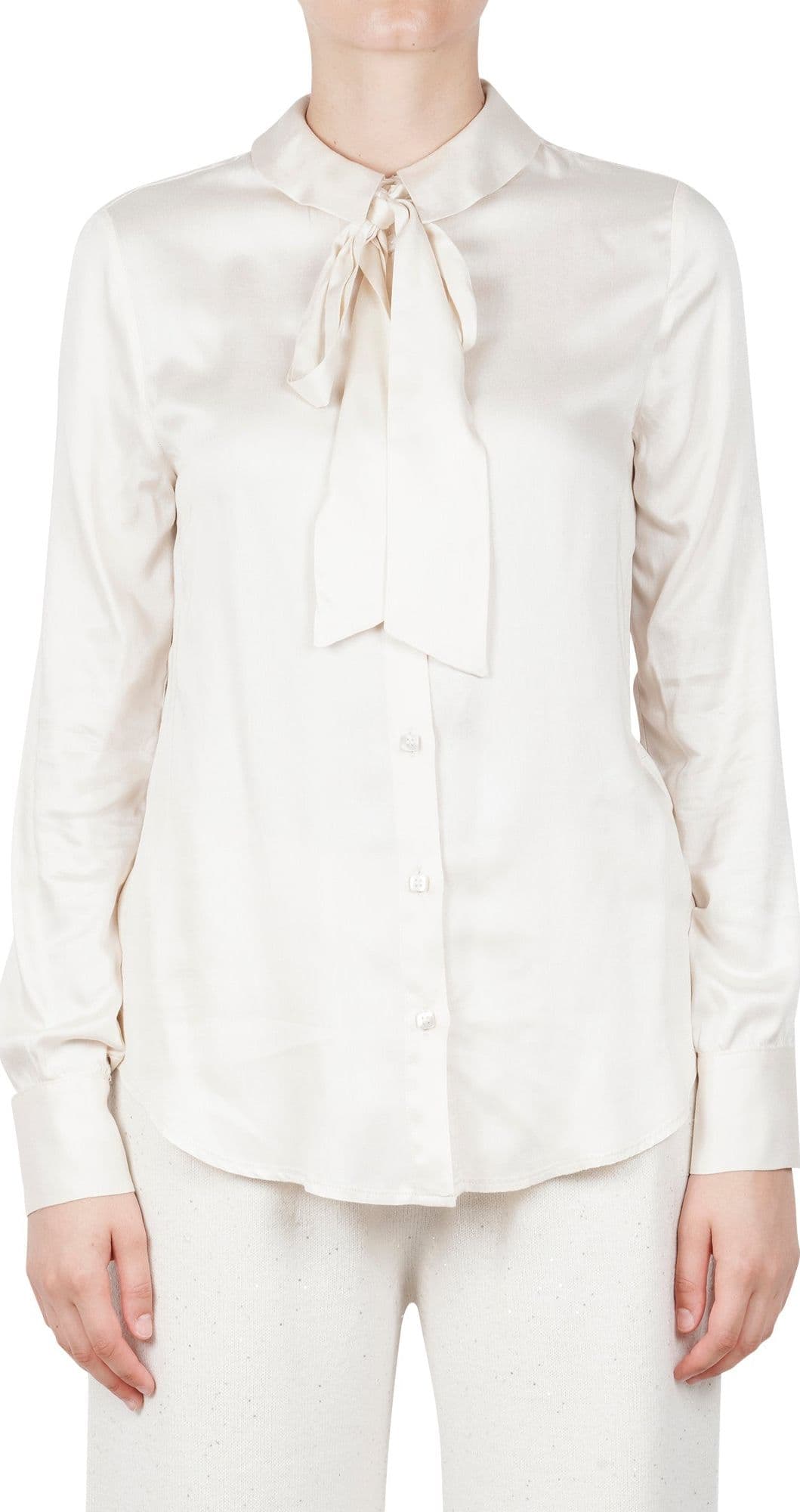 ALESSIA SANTI Alessia Santi - Camicia - 460327 - Latte da donna in Bluse e camicie Drestige - Casamassima, commercioVirtuoso.it