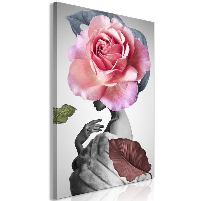 Quadro Rose and Fur (1 Part) Vertical in Poster e stampe Collezione Casa - Trebisacce, commercioVirtuoso.it