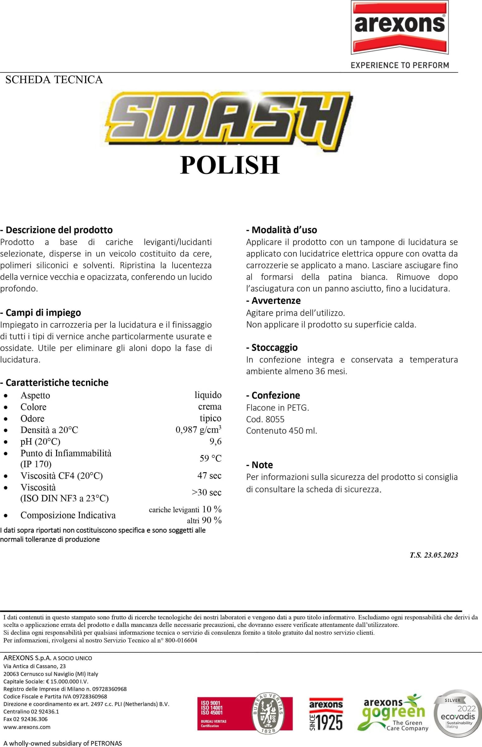 Smash 450ml polish in Lucidanti Aloiserw.com - Altomonte, commercioVirtuoso.it