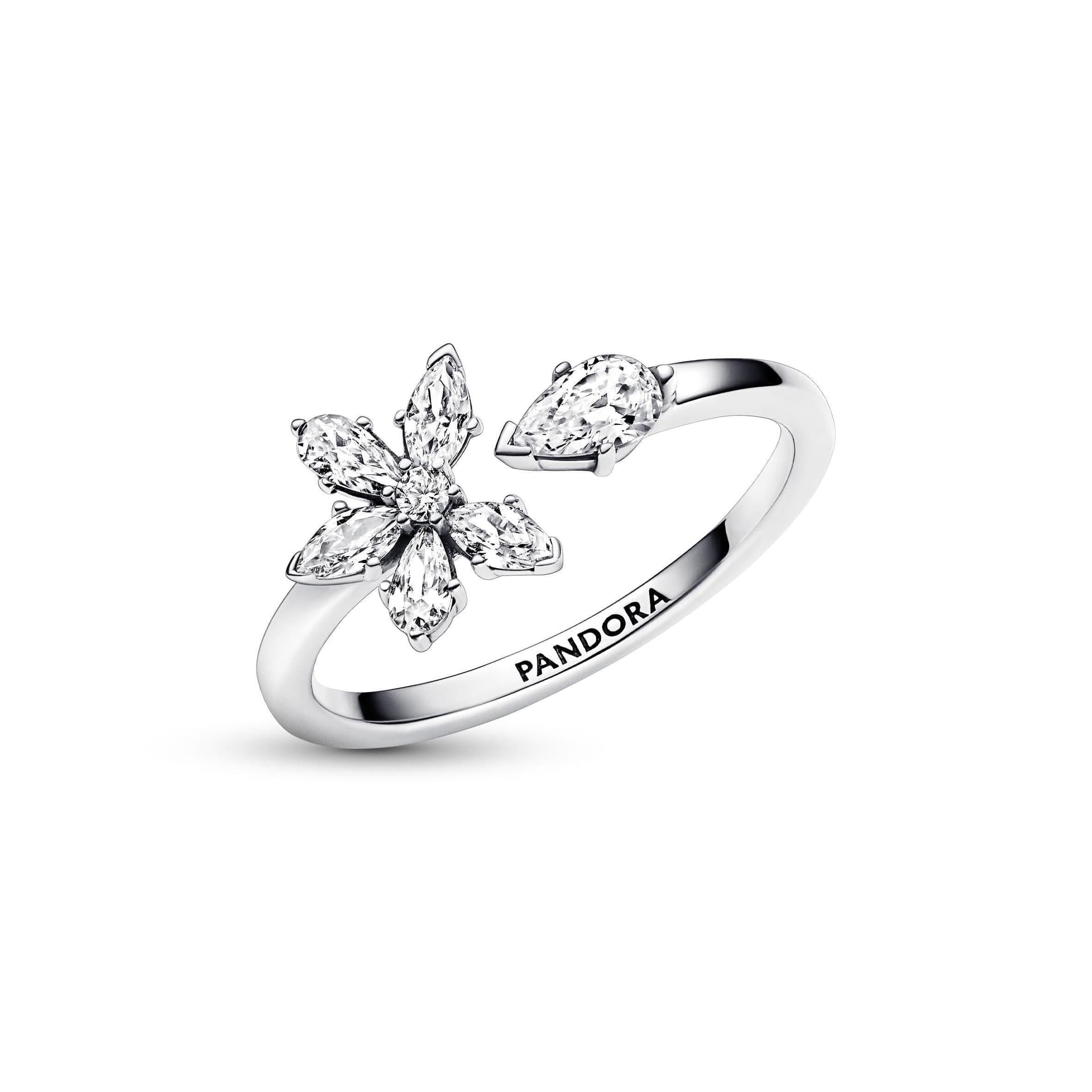 PANDORA - Anello Aperto Herbarium Fiore Luminoso in Anelli Alba Gioielli - Casoria, commercioVirtuoso.it