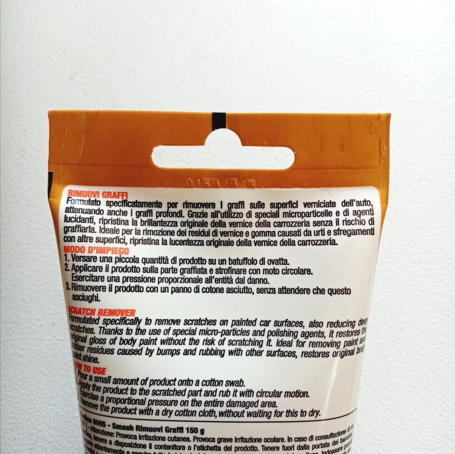 Smash 150gr rimuovi graffi per auto in Lucidanti Aloiserw.com - Altomonte, commercioVirtuoso.it