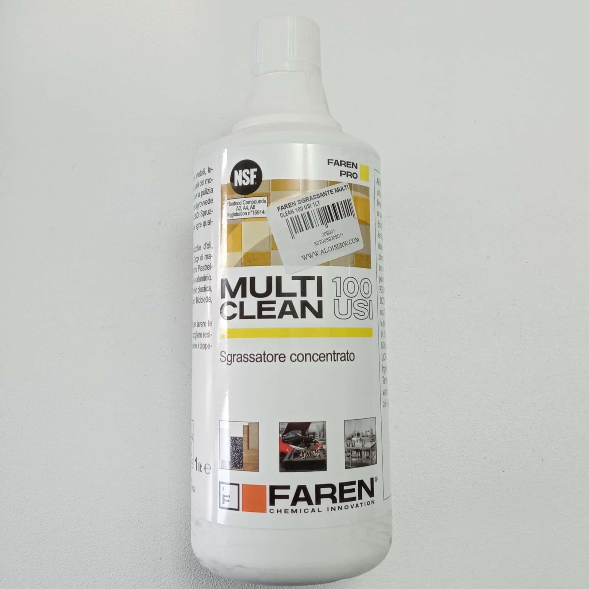 Faren 100 usi 1lt sgrassatore multiuso concentrato in Detergenti multiuso Aloiserw.com - Altomonte, commercioVirtuoso.it