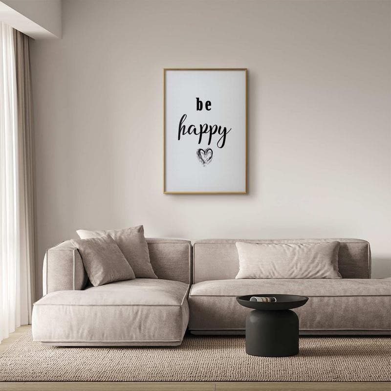 Poster - Be Happy in Poster e stampe Collezione Casa - Trebisacce, commercioVirtuoso.it