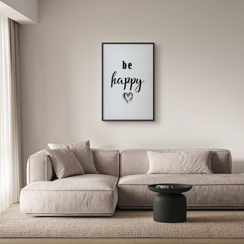 Poster - Be Happy in Poster e stampe Collezione Casa - Trebisacce, commercioVirtuoso.it