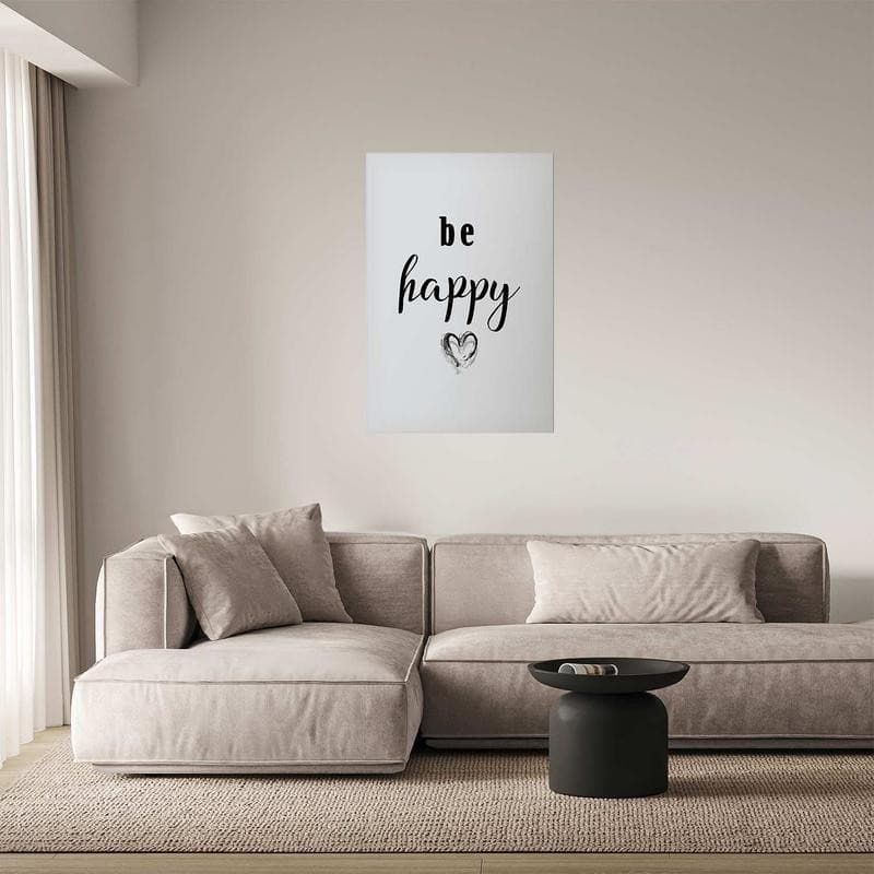 Poster - Be Happy in Poster e stampe Collezione Casa - Trebisacce, commercioVirtuoso.it