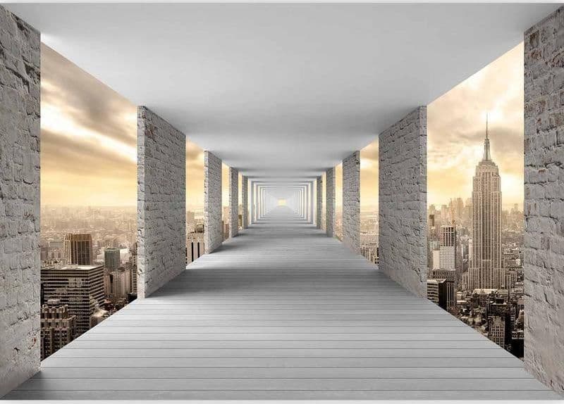Fotomurale Skyward Corridor in Carta da parati Collezione Casa - Trebisacce, commercioVirtuoso.it