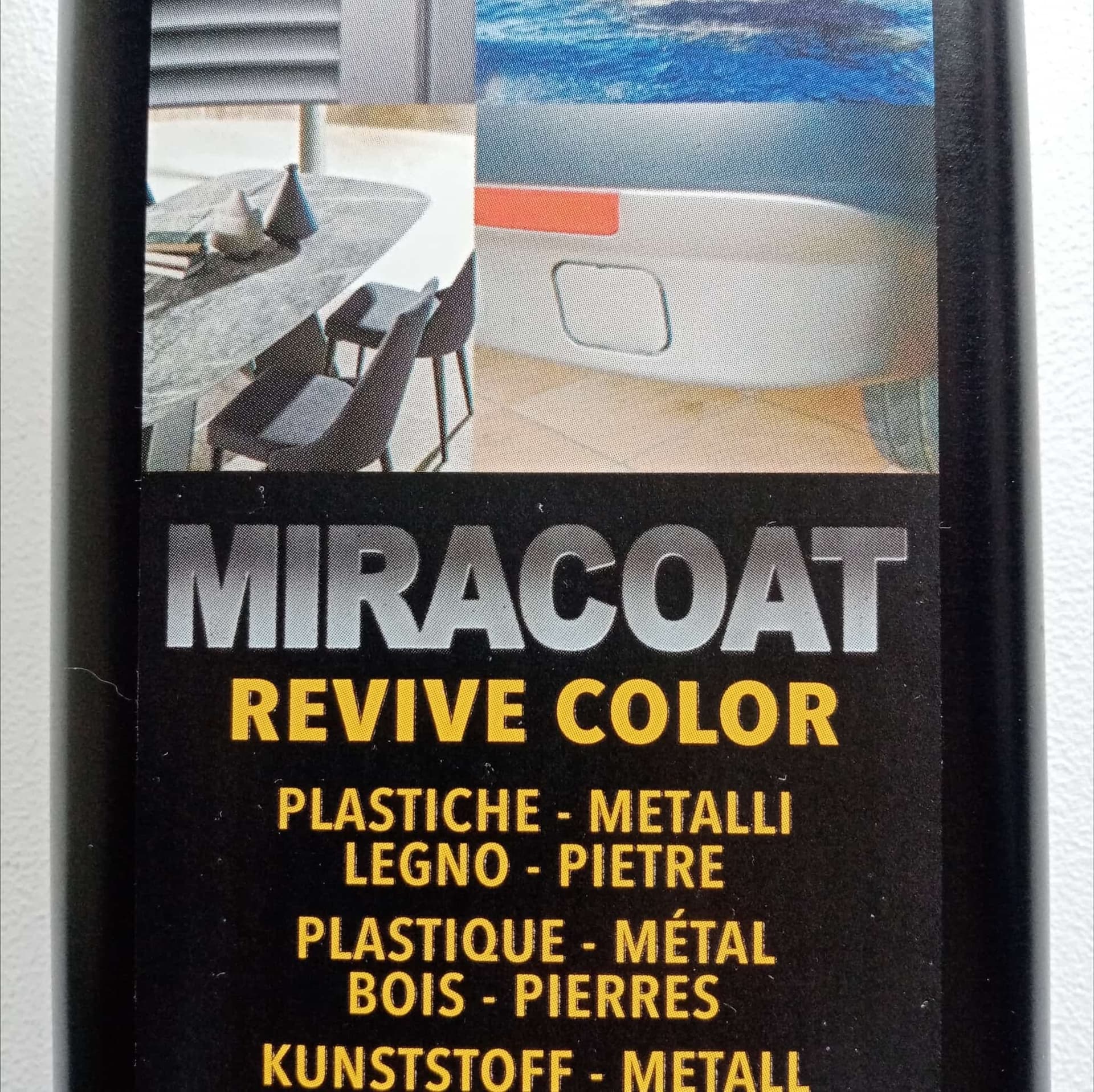 Faren 500ml Miracoat ravvivante liquido di colore su plastica metallo legno pietre in Oli Aloiserw.com - Altomonte, commercioVirtuoso.it