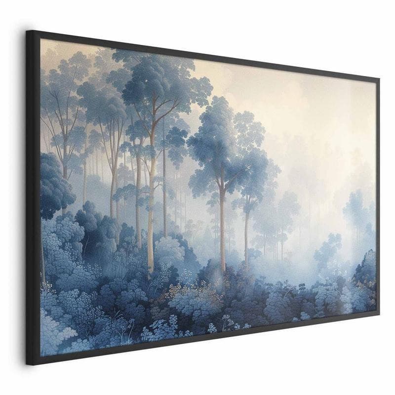 Poster - Forest in Misty Blue Shades in Poster e stampe Collezione Casa - Trebisacce, commercioVirtuoso.it