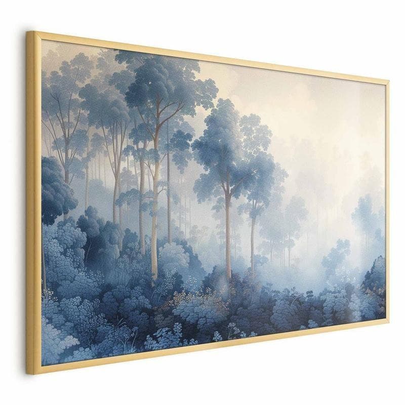 Poster - Forest in Misty Blue Shades in Poster e stampe Collezione Casa - Trebisacce, commercioVirtuoso.it