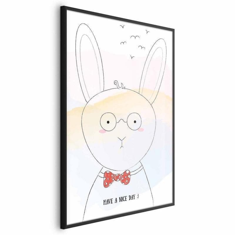 Poster - Greetings from the Rabbit in Poster e stampe Collezione Casa - Trebisacce, commercioVirtuoso.it