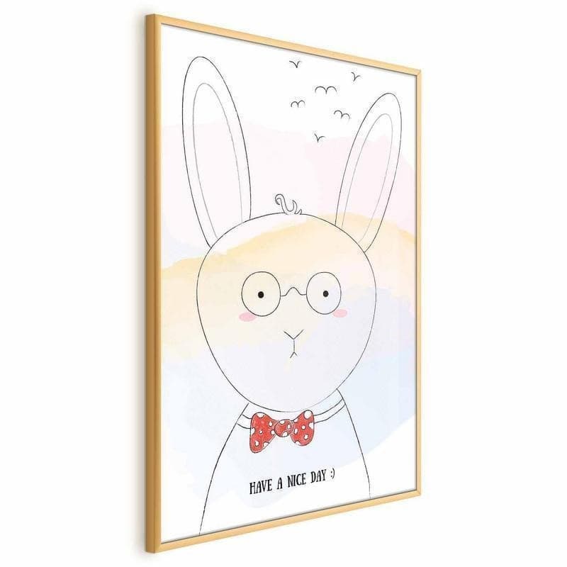 Poster - Greetings from the Rabbit in Poster e stampe Collezione Casa - Trebisacce, commercioVirtuoso.it