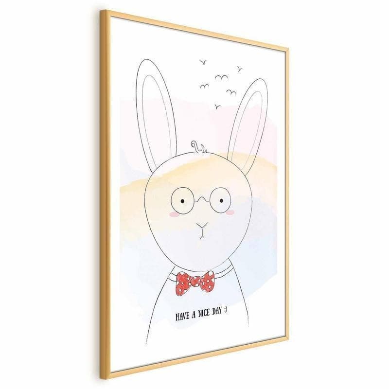 Poster - Greetings from the Rabbit in Poster e stampe Collezione Casa - Trebisacce, commercioVirtuoso.it