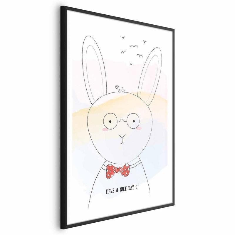 Poster - Greetings from the Rabbit in Poster e stampe Collezione Casa - Trebisacce, commercioVirtuoso.it