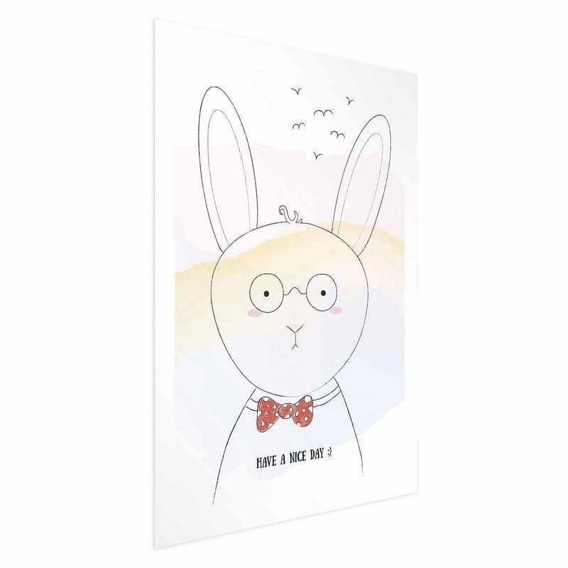 Poster - Greetings from the Rabbit in Poster e stampe Collezione Casa - Trebisacce, commercioVirtuoso.it