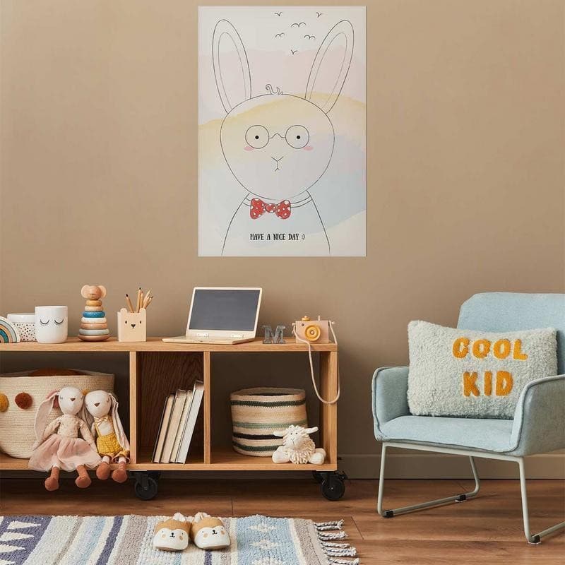 Poster - Greetings from the Rabbit in Poster e stampe Collezione Casa - Trebisacce, commercioVirtuoso.it