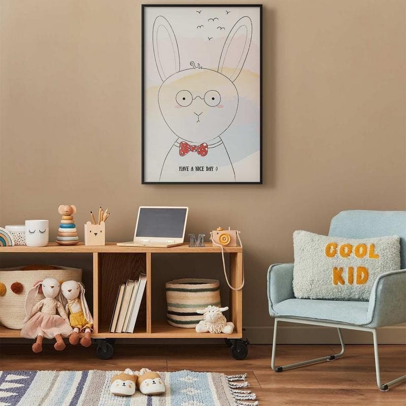 Poster - Greetings from the Rabbit in Poster e stampe Collezione Casa - Trebisacce, commercioVirtuoso.it
