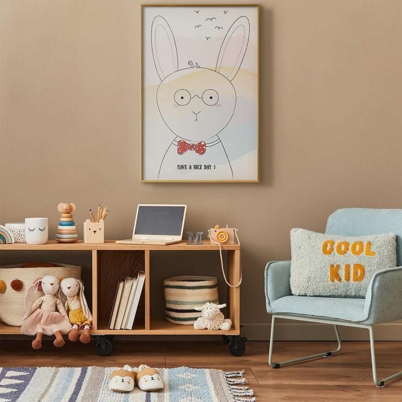 Poster - Greetings from the Rabbit in Poster e stampe Collezione Casa - Trebisacce, commercioVirtuoso.it