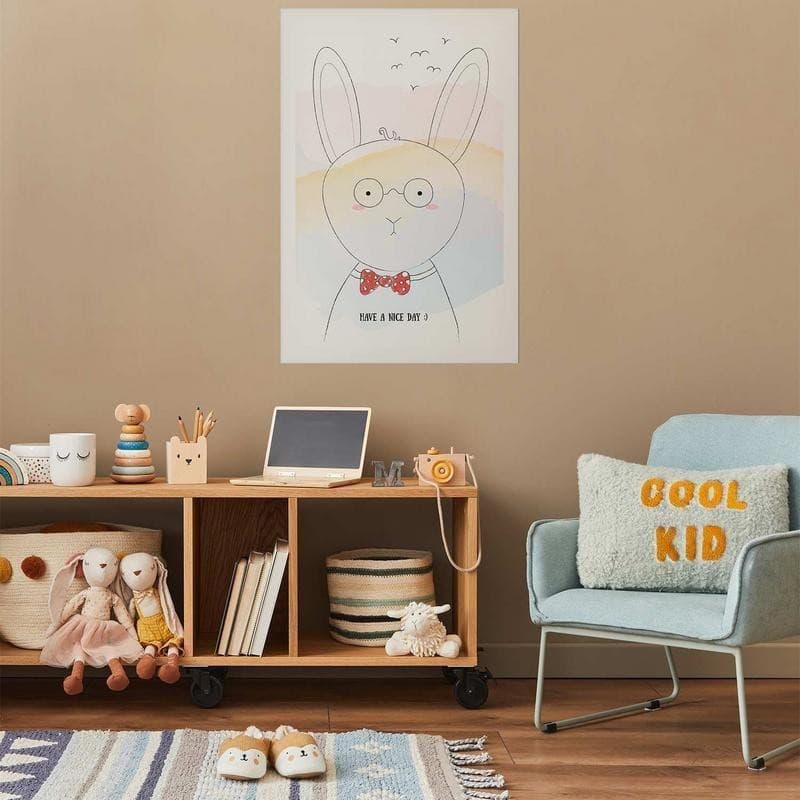 Poster - Greetings from the Rabbit in Poster e stampe Collezione Casa - Trebisacce, commercioVirtuoso.it