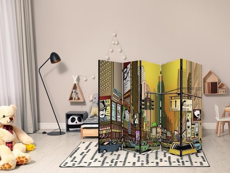 Paravento Vibrant city NY II [Room Dividers] in Paraventi Collezione Casa - Trebisacce, commercioVirtuoso.it