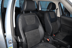 Coprisedili su misura per Skoda Yeti (2009-2018), Leather style in Set per interni Autooggetti.it - Roma, commercioVirtuoso.it