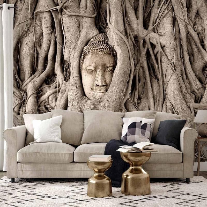 Carta da Parati Albero Buddha in Carta da parati Collezione Casa - Trebisacce, commercioVirtuoso.it