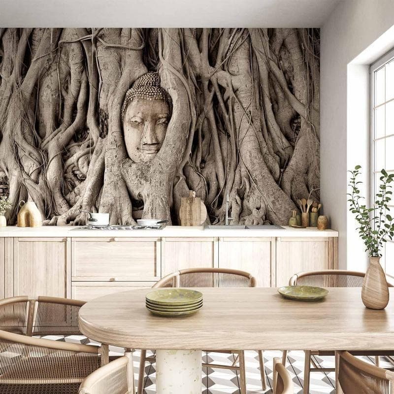Carta da Parati Albero Buddha in Carta da parati Collezione Casa - Trebisacce, commercioVirtuoso.it