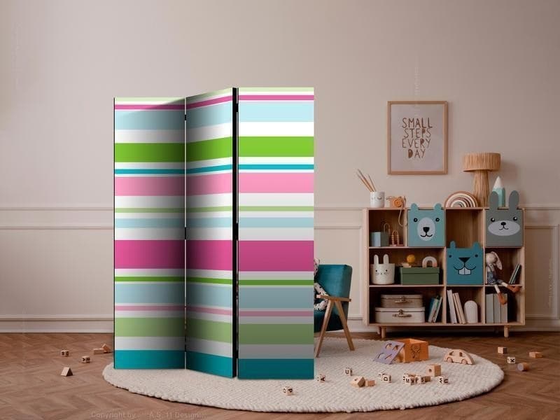 Paravento Bright stripes [divisori da interno] in Paraventi Collezione Casa - Trebisacce, commercioVirtuoso.it
