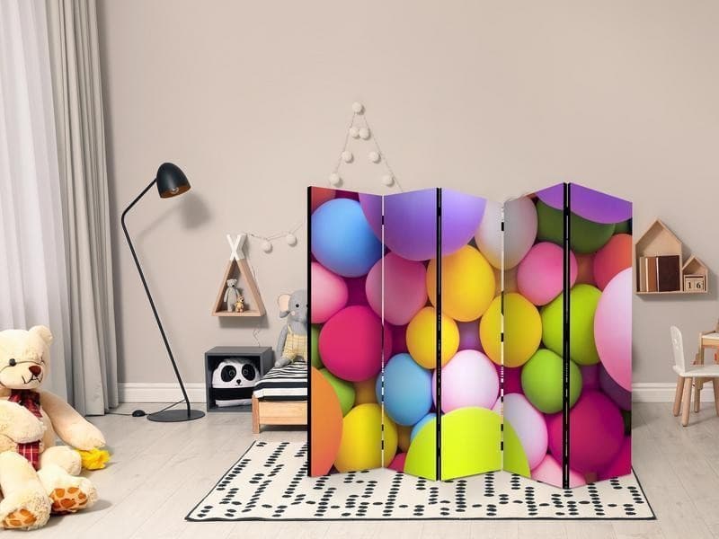 Paravento Colourful Balls II [Room Dividers] in Paraventi Collezione Casa - Trebisacce, commercioVirtuoso.it