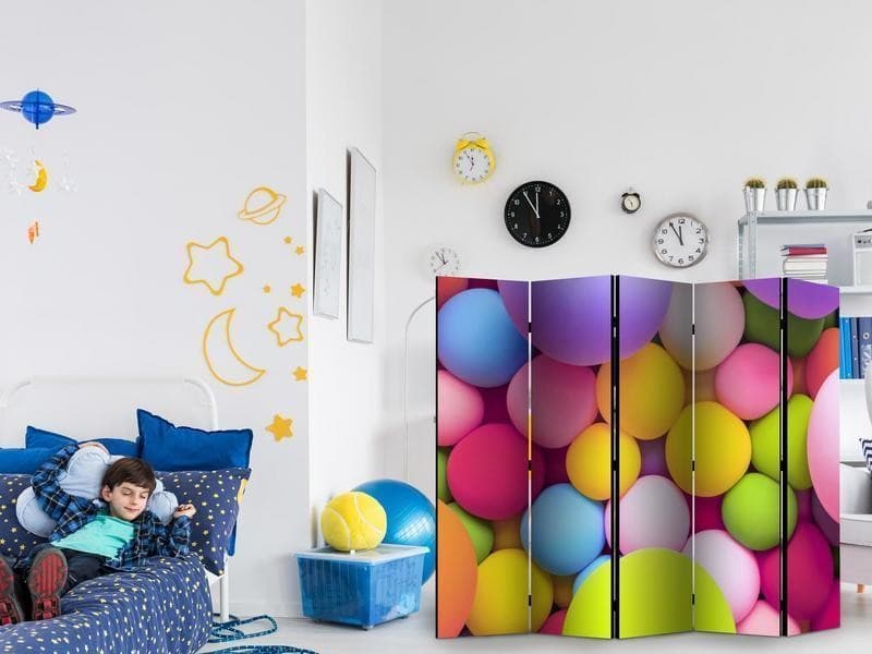 Paravento Colourful Balls II [Room Dividers] in Paraventi Collezione Casa - Trebisacce, commercioVirtuoso.it